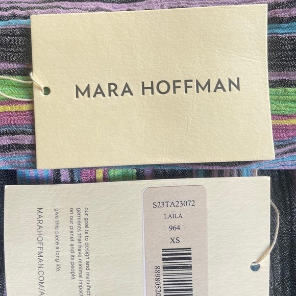 NWT Mara Hoffman Laila Maxi Dress in Multi Stripes - Picture 12 of 14